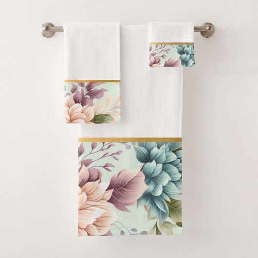LENTE BLOEMEN BADKAMER HANDDOEK SET (Insitu)