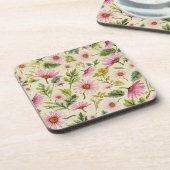 Lente Bloemen Bier Onderzetter (Linkerzijde)