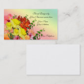 Lente bloemen Bloemen Designer Visitekaartje (Voorkant / Achterkant)
