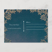 Lente Bloemen Bloemig Elegant Save the Date Chic Aankondigingskaart (Achterkant)
