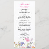 Lente Bloemen Boeket Menu (Voorkant)