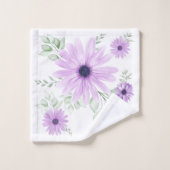 Lente Bloemen Botanisch Patroon Kleurrijk Bad Handdoek (Wasdoekje)