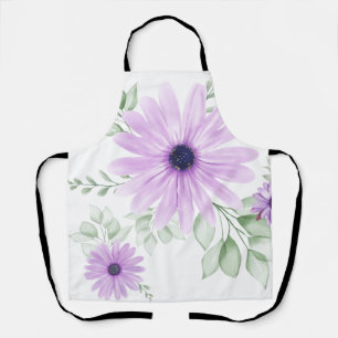 Lente Bloemen Botanisch Patroon Kleurrijk Schort