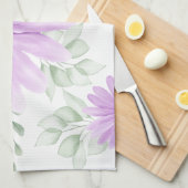 Lente Bloemen Botanisch Patroon Kleurrijk Theedoek (Quarter Fold)