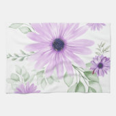 Lente Bloemen Botanisch Patroon Kleurrijk Theedoek (Horizontaal)