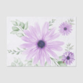 Lente Bloemen Botanisch Patroon Kleurrijk Tissuepapier (Voorkant)