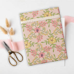  Lente Bloemen Botanische Boho Party Schattige Cadeaupapier
