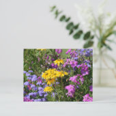 Lente bloemen briefkaart (Staand voorkant)