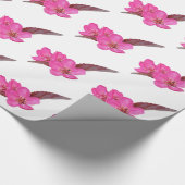 Lente bloemen cadeaupapier (Hoek)