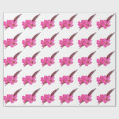 Lente bloemen cadeaupapier (Vlak)