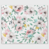 Lente Bloemen Cadeaupapier (Vlak)