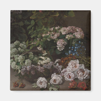 Lente Bloemen - Claude Monet Franse olieverfschild Magneet