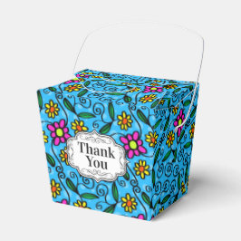 Lente Bloemen Dank Je Favoriet Box Bedankdoosjes