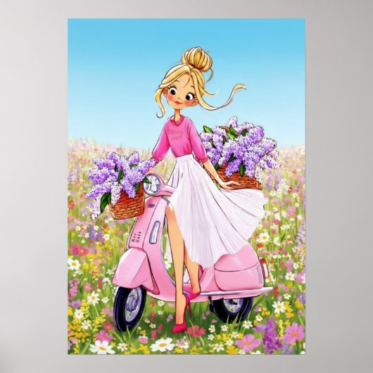 Lente Bloemen Design Poster (Voorkant)