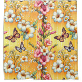 Lente Bloemen Douchegordijn (Voorkant)