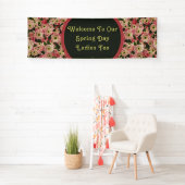 Lente bloemen elegant bloesbloem spandoek (Insitu)