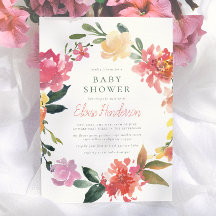 Lente Bloemen | Elegante & Eenvoudige Meisje Baby 
