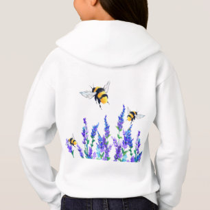 Lente Bloemen en Bijen Hoodie