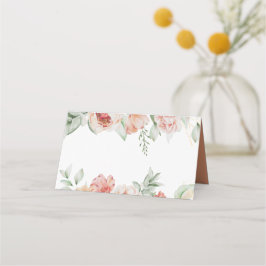 Lente Bloemen en Groen Aangepast Plaatskaartje