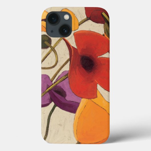 Lente Bloemen en Stelen Case-Mate iPhone Case (Achterkant)