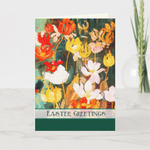 Lente Bloemen Fine Art Custom Pasen Feestdagen Kaart