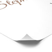 Lente Bloemen Foto 100ste Verjaardag Welkom Perfect Poster (Hoek)