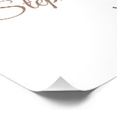 Lente Bloemen Foto 80ste Verjaardag Welkom Perfect Poster (Hoek)