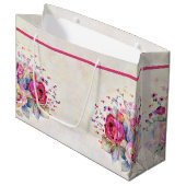 Lente bloemen groot cadeauzakje (Voorkant Gekanteld)