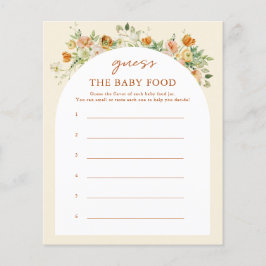 Lente Bloemen Guess The Babyvoeding Spelkaarten