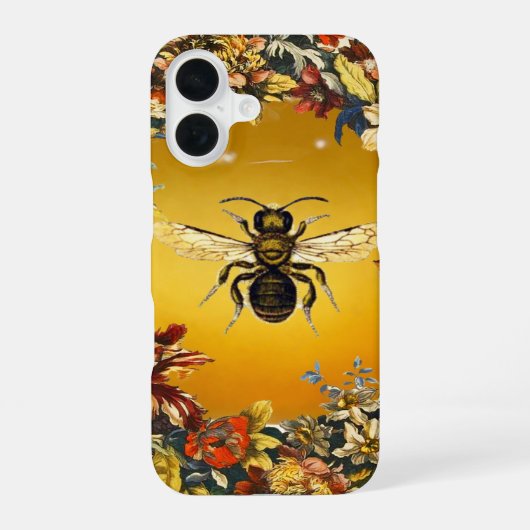 LENTE BLOEMEN HONING BIJ / IMBKER IMBKERIJ iPhone 16 HOESJE (Achterkant)