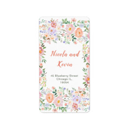 Lente Bloemen Huwelijk Etiket