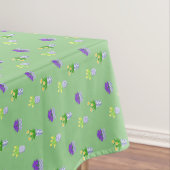 Lente bloemen in Chinoiserie potten groen Tafelkleed (Voorbeeld)