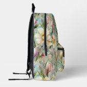 Lente Bloemen in de stijl van het impressionisme Bedrukte Rugzak (Links)