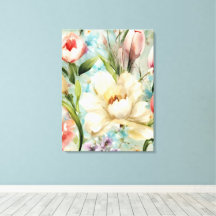 Lente Bloemen in de stijl van het impressionisme