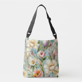 Lente Bloemen in de stijl van het impressionisme Crossbody Tas