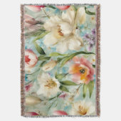 Lente Bloemen in de stijl van het impressionisme Deken (Voorkant Verticaal)