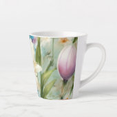 Lente Bloemen in de stijl van het impressionisme Latte Mok (Rechts)