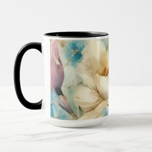 Lente Bloemen in de stijl van het impressionisme Mok (Links)