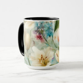 Lente Bloemen in de stijl van het impressionisme Mok