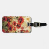 Lente bloemen in een tuin bagagelabel (Voorkant horizontaal)