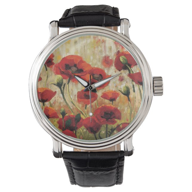 Lente bloemen in een tuin horloge (Voorkant)