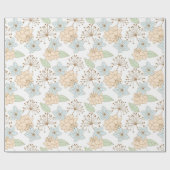 lente bloemen inpakpapier (Vlak)