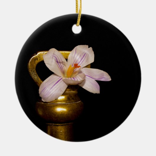 Lente Bloemen Keramisch Ornament (Voorkant)