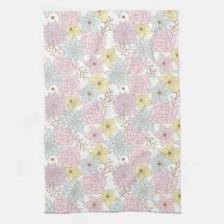 lente bloemen keuken handdoek
