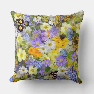 lente bloemen kussen