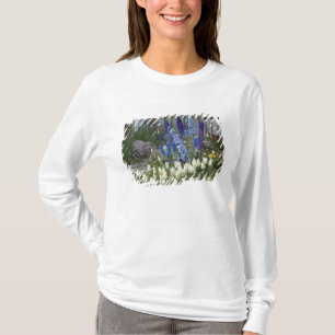 Lente bloemen langs een tuinpad, Georgia T-shirt