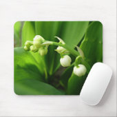 Lente bloemen - Lelie van de vallei Muismat (Met muis)