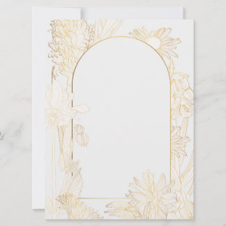 Lente bloemen lijn kunst. save the date