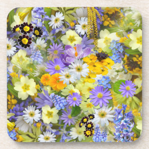 lente bloemen onderzetter