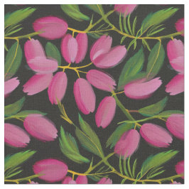 Lente bloemen op een zwarte achtergrond stof